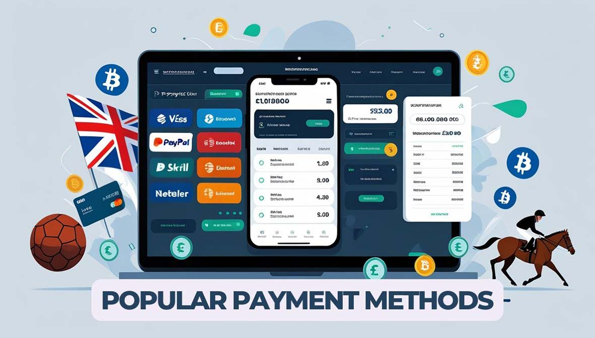 Payment methods at non Gamstop betting sites